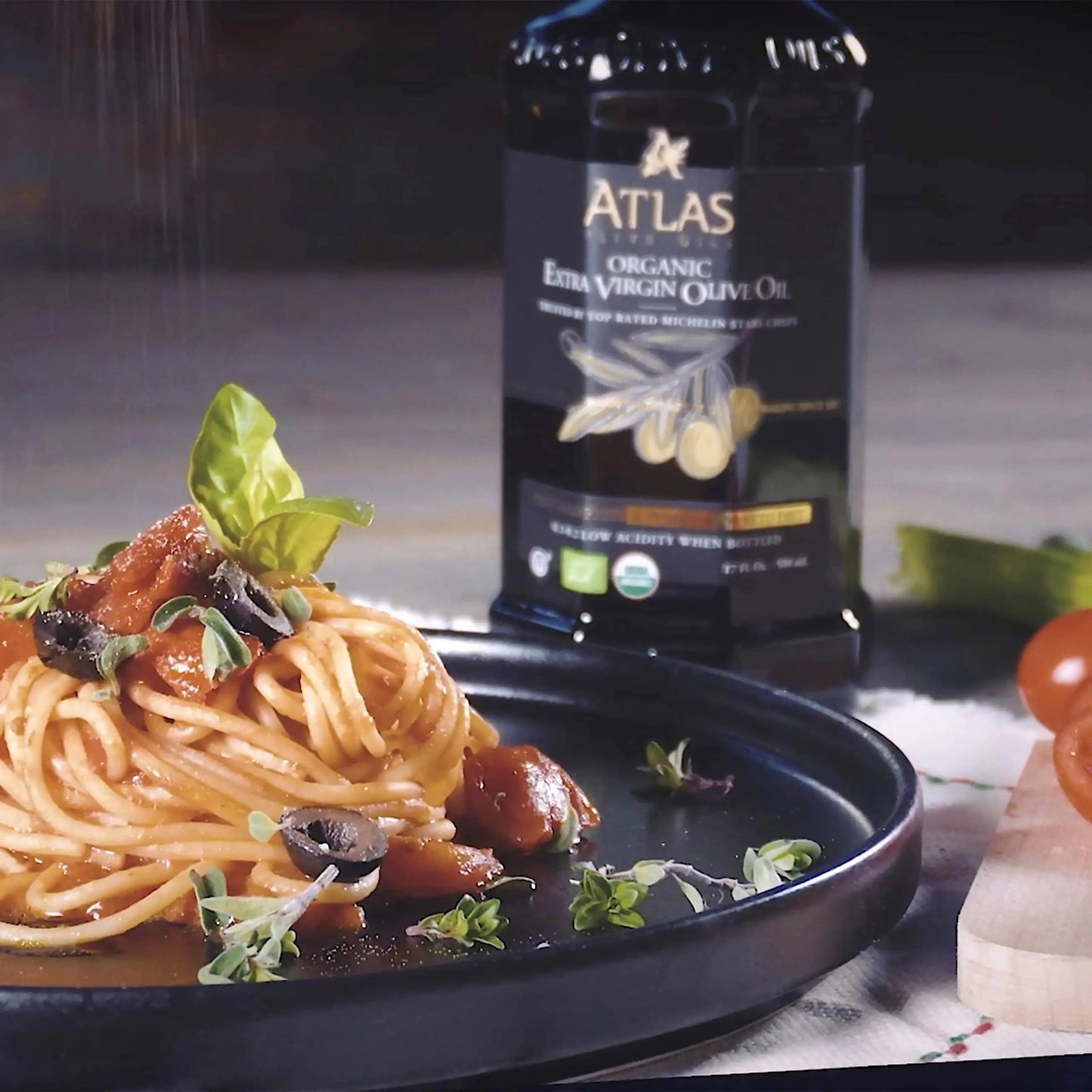 Atlas, organic Cold pressed olive oil, Pressed Moroccan Extra Virgin Olive Oil, Polyphenol Rich | EVOO From Morocco, Newly Harvested Unprocessed from One Single Family Farm | Trusted by Award - Winning Chefs | 500 mL - Fresh Hearth