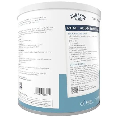 Augason Farms Butter Powder 2 lbs 4 oz No. 10 Can - Fresh Hearth