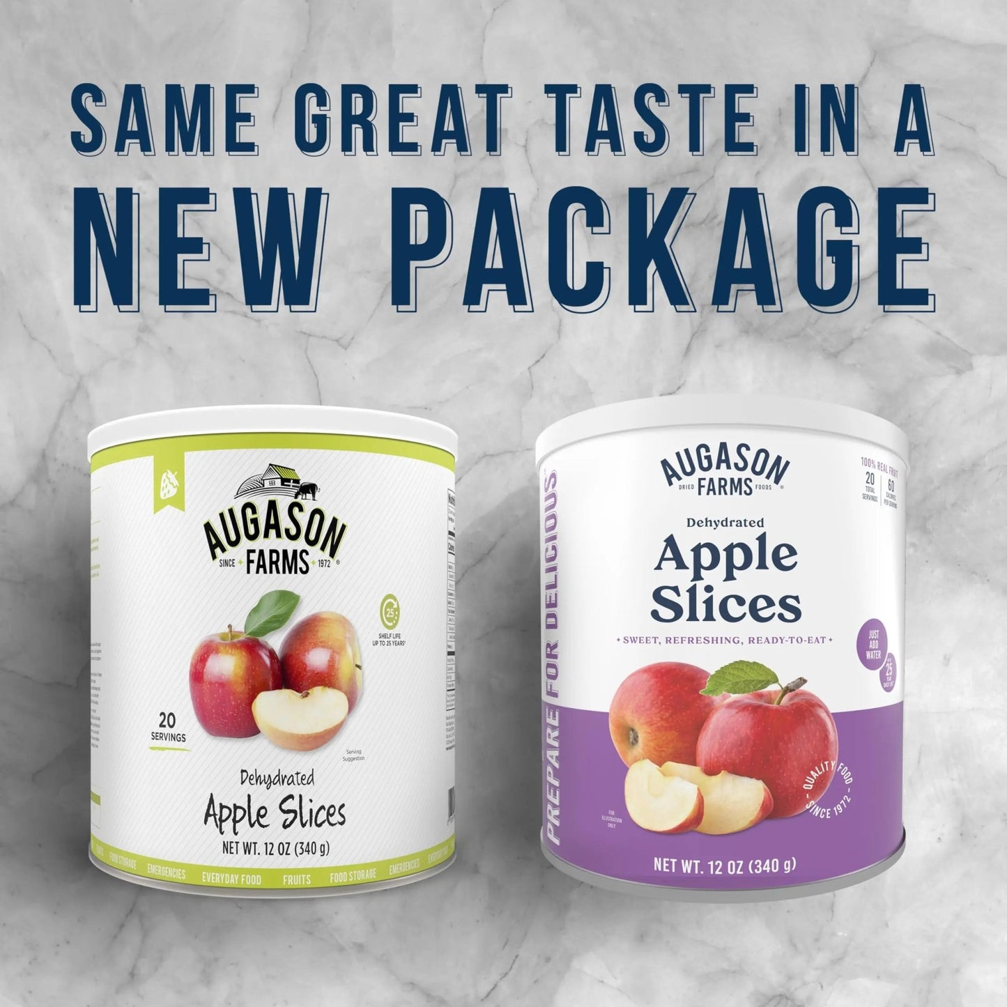 Augason Farms Dehydrated Apple Slices Can, Certified Gluten Free, Emergency Food Supply, Everyday Meals, 20 Servings - Fresh Hearth