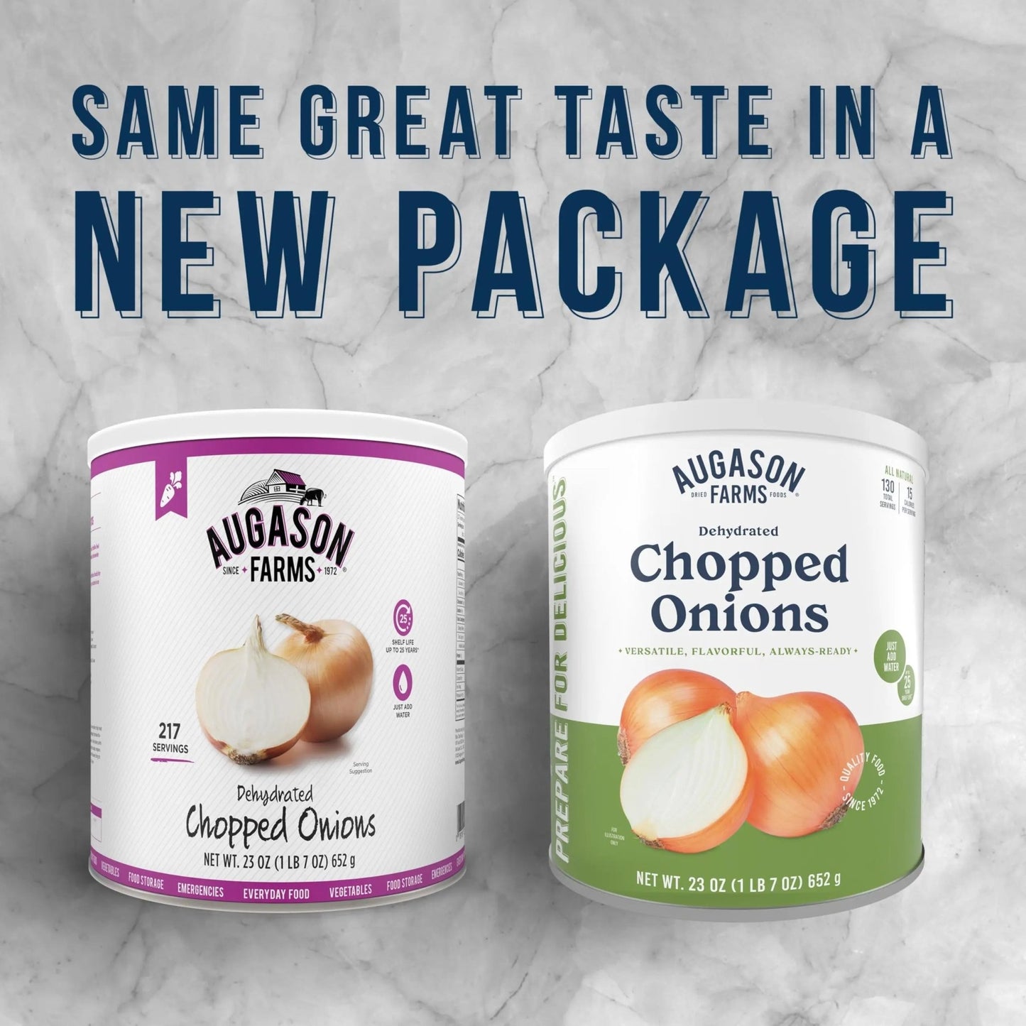 Augason Farms Dehydrated Chopped Onions Can, Emergency Food Supply, Everyday Meals, 130 Servings - Fresh Hearth