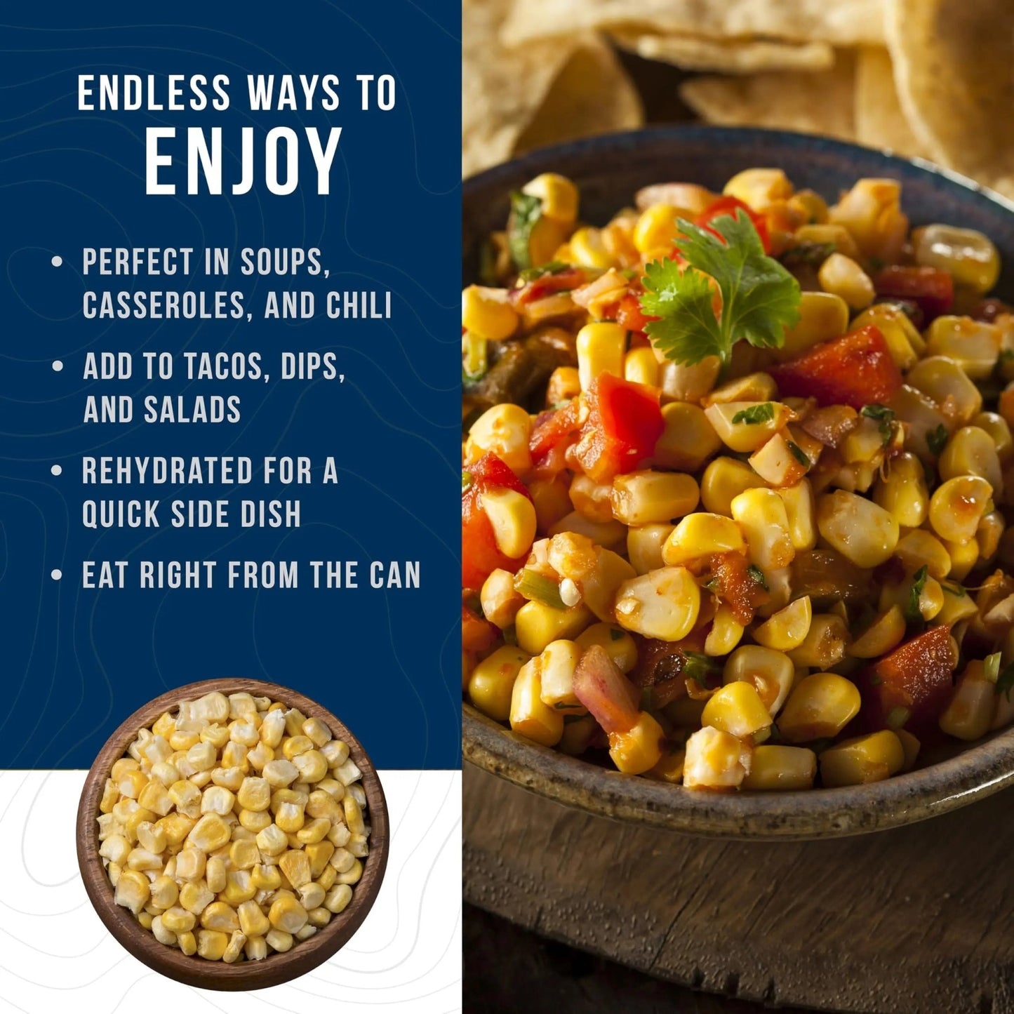 Augason Farms Freeze Dried Sweet Corn Can, Emergency Food Supply, Everyday Meals, 30 Servings - Fresh Hearth