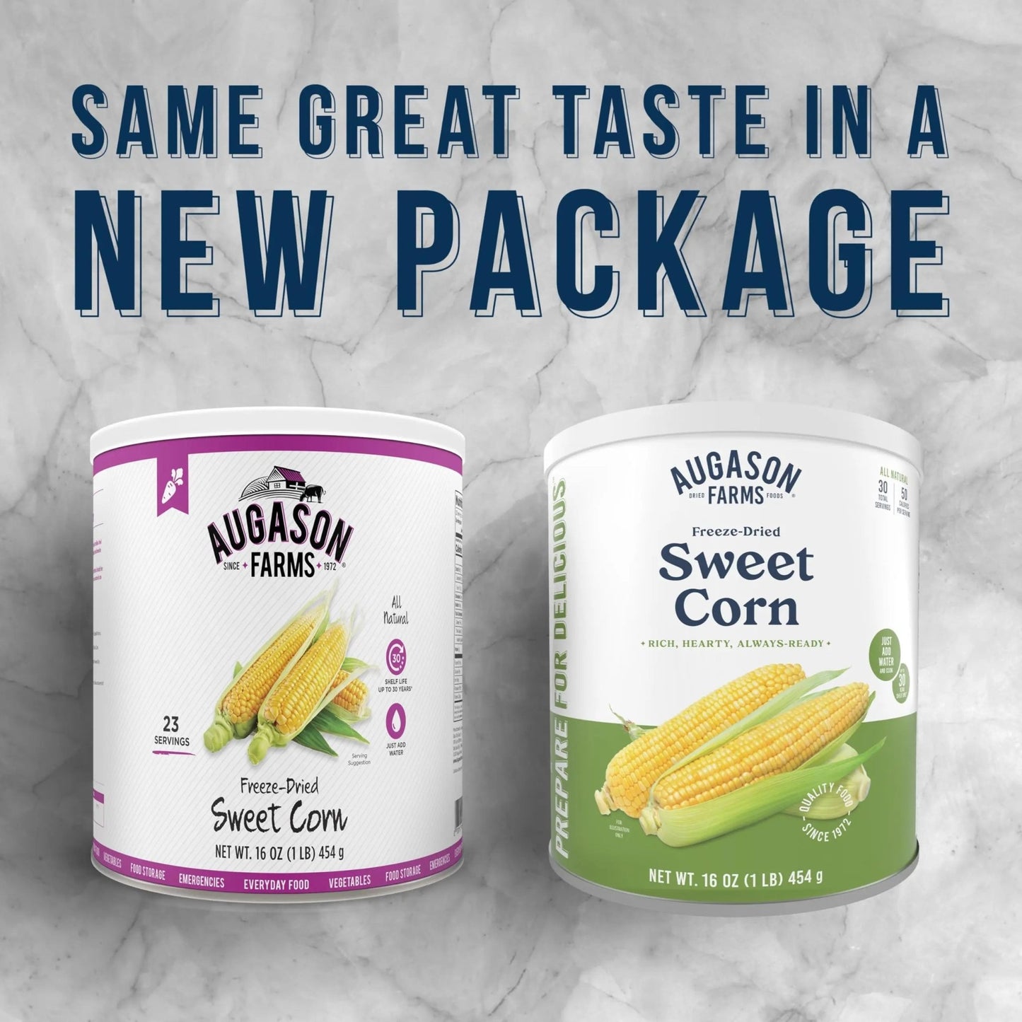 Augason Farms Freeze Dried Sweet Corn Can, Emergency Food Supply, Everyday Meals, 30 Servings - Fresh Hearth