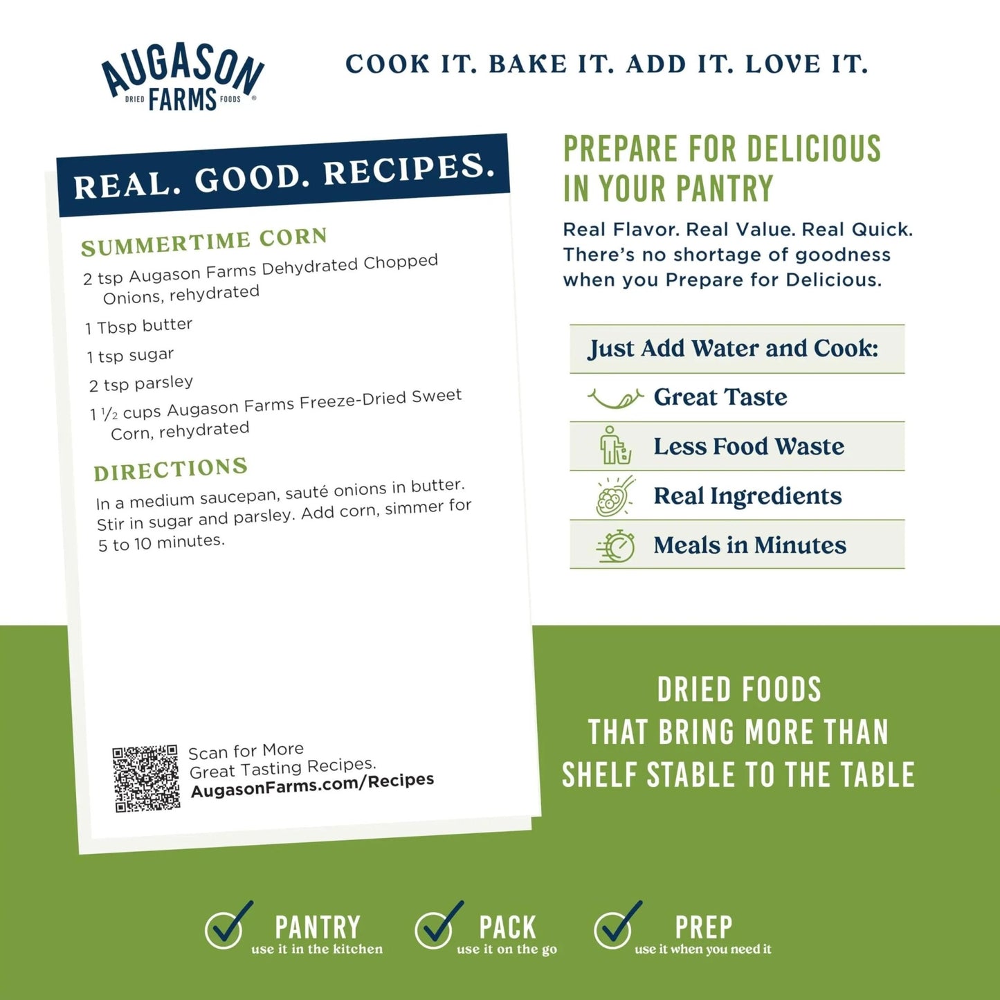 Augason Farms Freeze Dried Sweet Corn Can, Emergency Food Supply, Everyday Meals, 30 Servings - Fresh Hearth