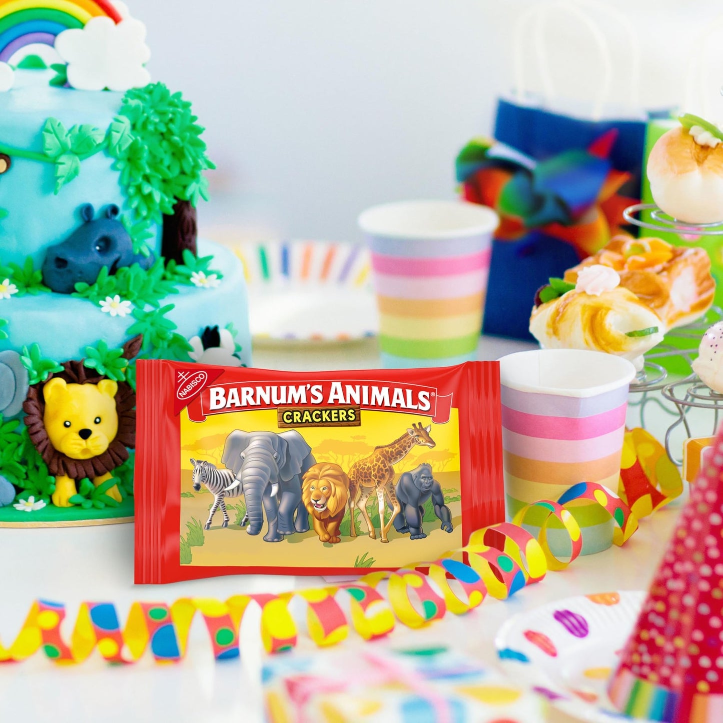 BARNUM'S Original Animal Crackers, Kids Snacks, 10 Snack Packs - Fresh Hearth