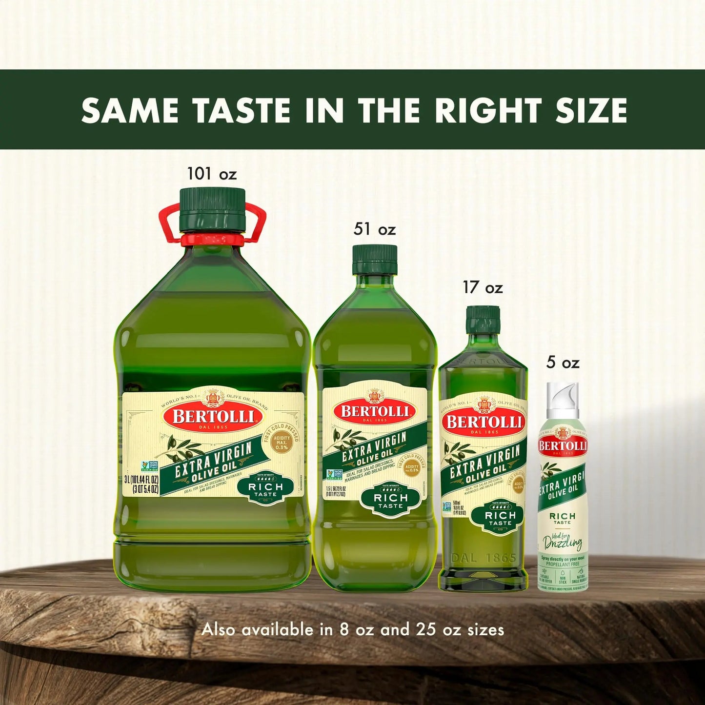 Bertolli Extra Virgin Olive Oil, Rich Taste, 16.9 fl oz - Fresh Hearth