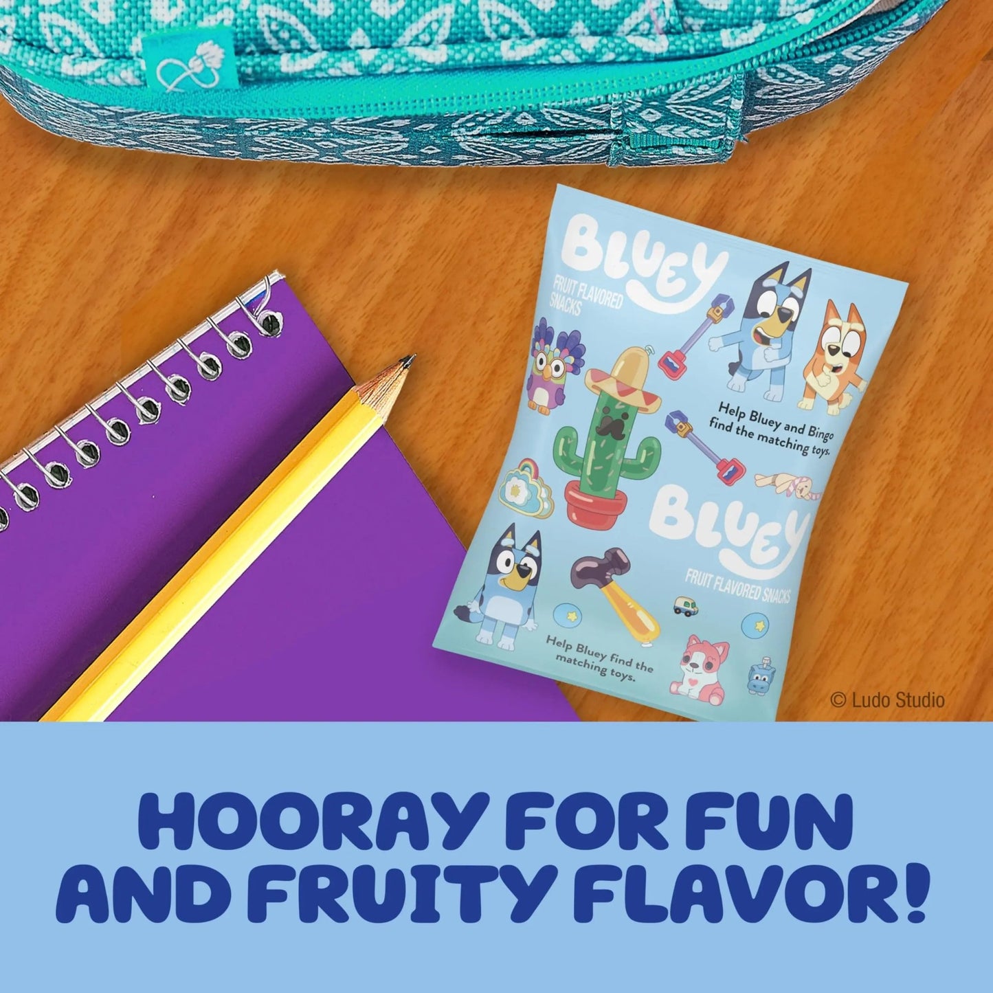 Bluey Fruit Flavored Snacks, Treat Pouches, Gluten Free Snack, Value Pack, 22 Ct, 17.6 oz - Fresh Hearth