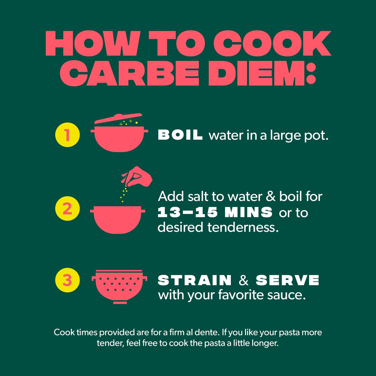 Carbe Diem!, Elbows, Lower Net Carb Pasta with Traditional Flavor & Texture, 55% Fewer Net Carbs & Only 110 Calories Per Serving, Pack of 3 - Fresh Hearth