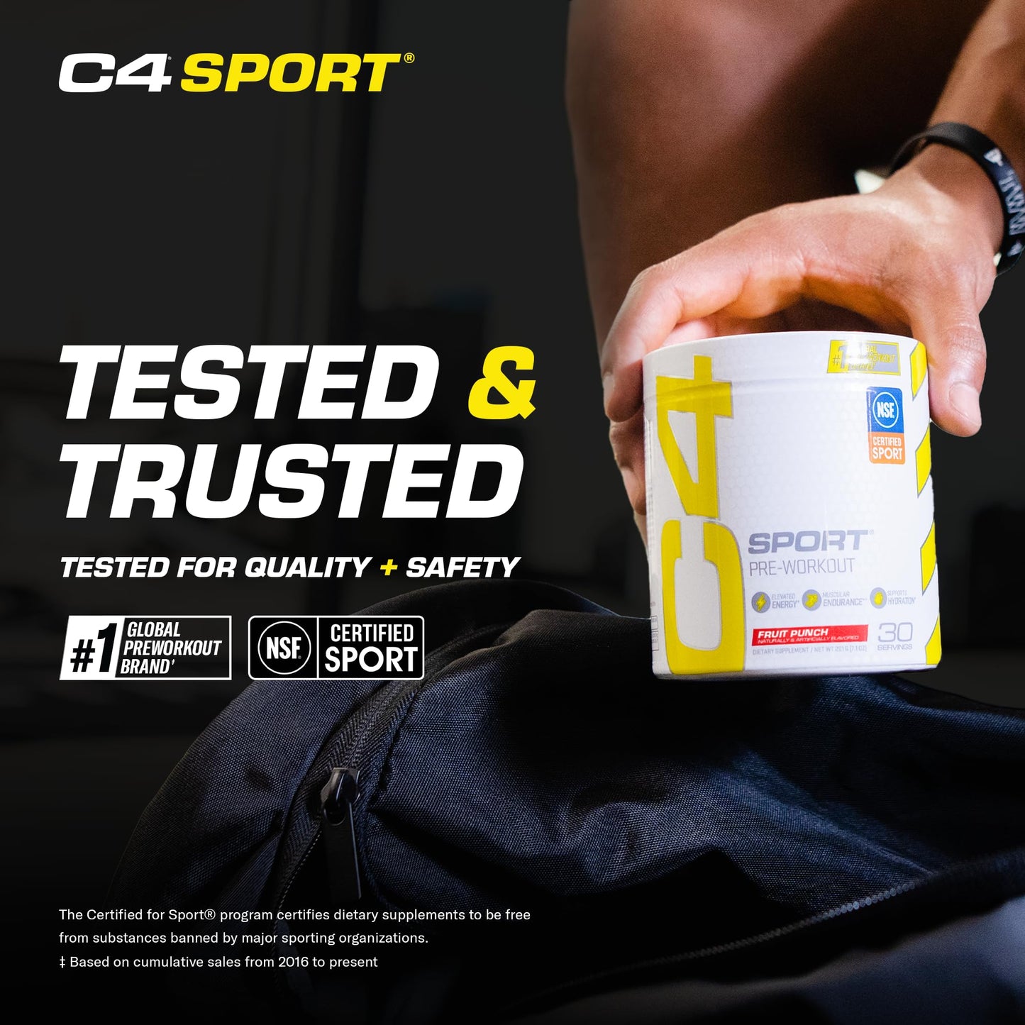 Cellucor C4 Sport Pre Workout Powder Fruit Punch - NSF Certified for Sport | 30 Servings, Packaging may vary. - Fresh Hearth