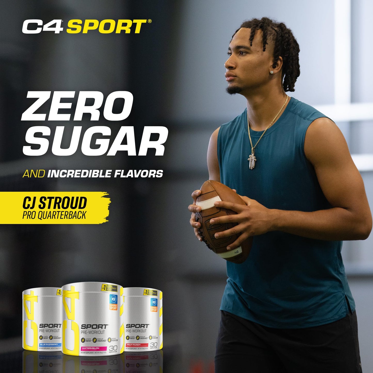 Cellucor C4 Sport Pre Workout Powder Fruit Punch - NSF Certified for Sport | 30 Servings, Packaging may vary. - Fresh Hearth