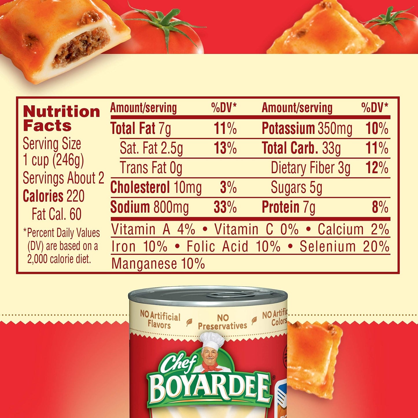 Chef Boyardee Beef Ravioli, 15 oz, 4 Pack - Fresh Hearth
