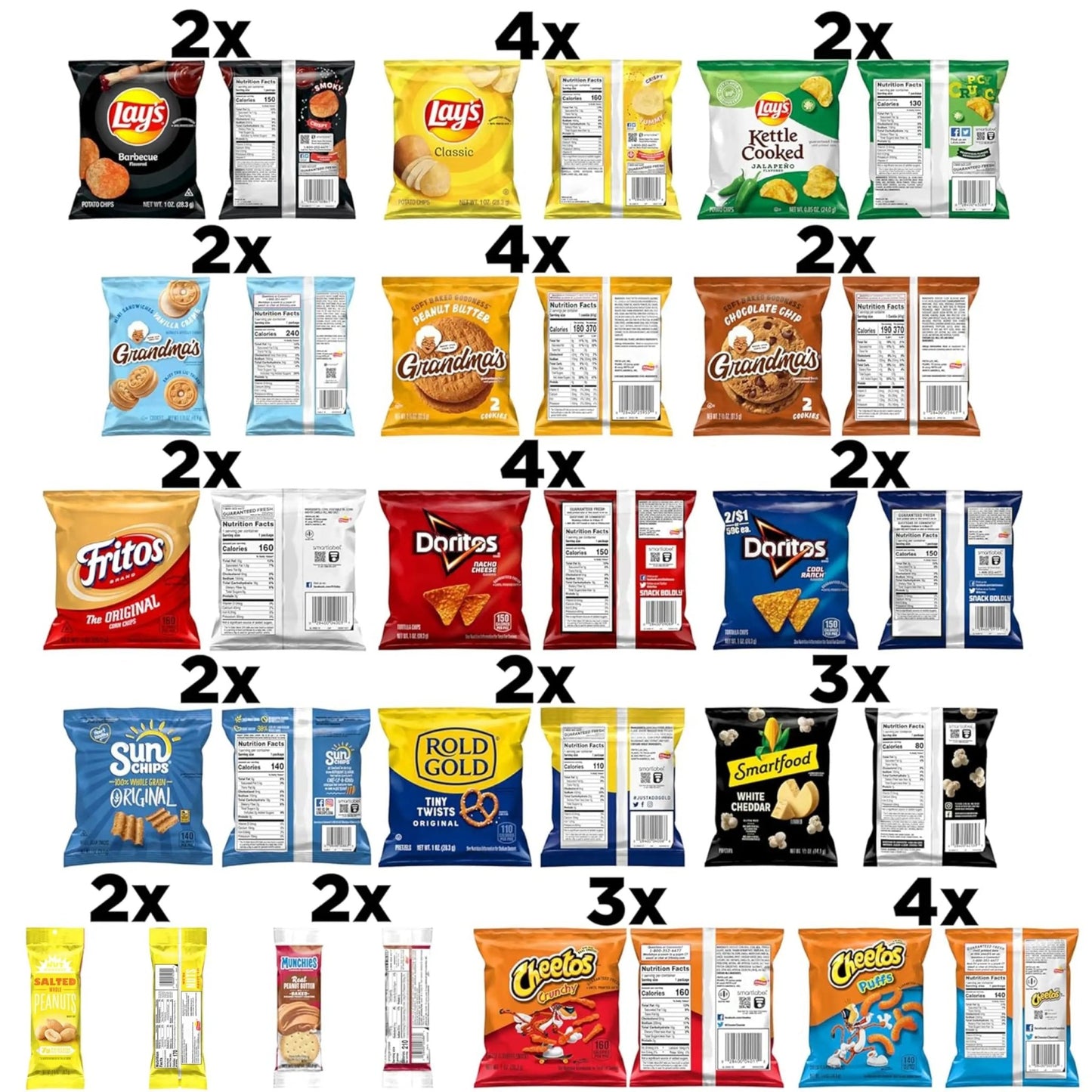 Classic Snack Care Package (40 Count) - Fresh Hearth