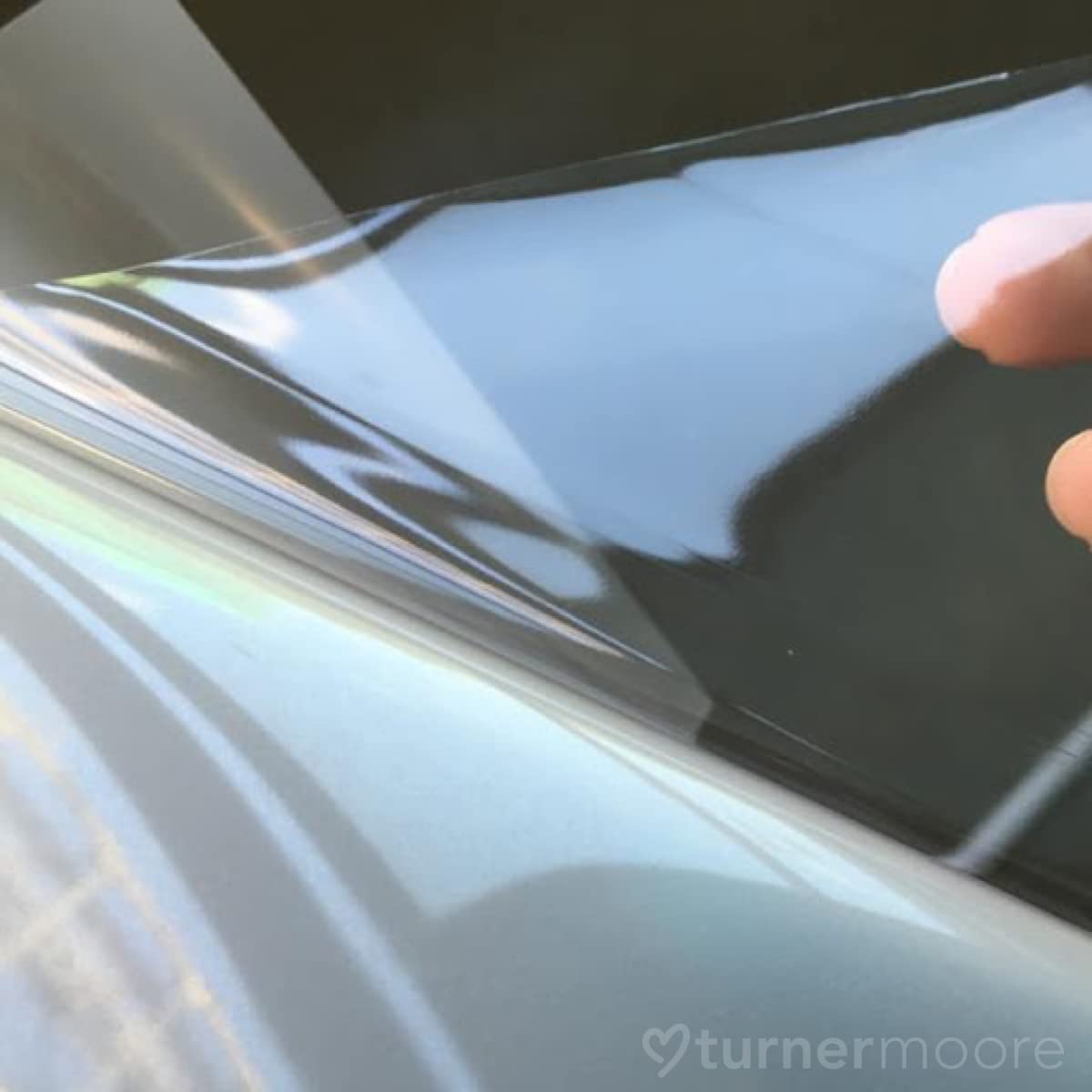 Clear Vinyl Laminate for Stickers, 12" x 15FT Laminate Roll Self - Adhesive for Decals, Stencils, Waterproof, Permanent Clear Adhesive Vinyl Laminate, Glossy Sticker Laminate by Turner Moore Edition - Fresh Hearth