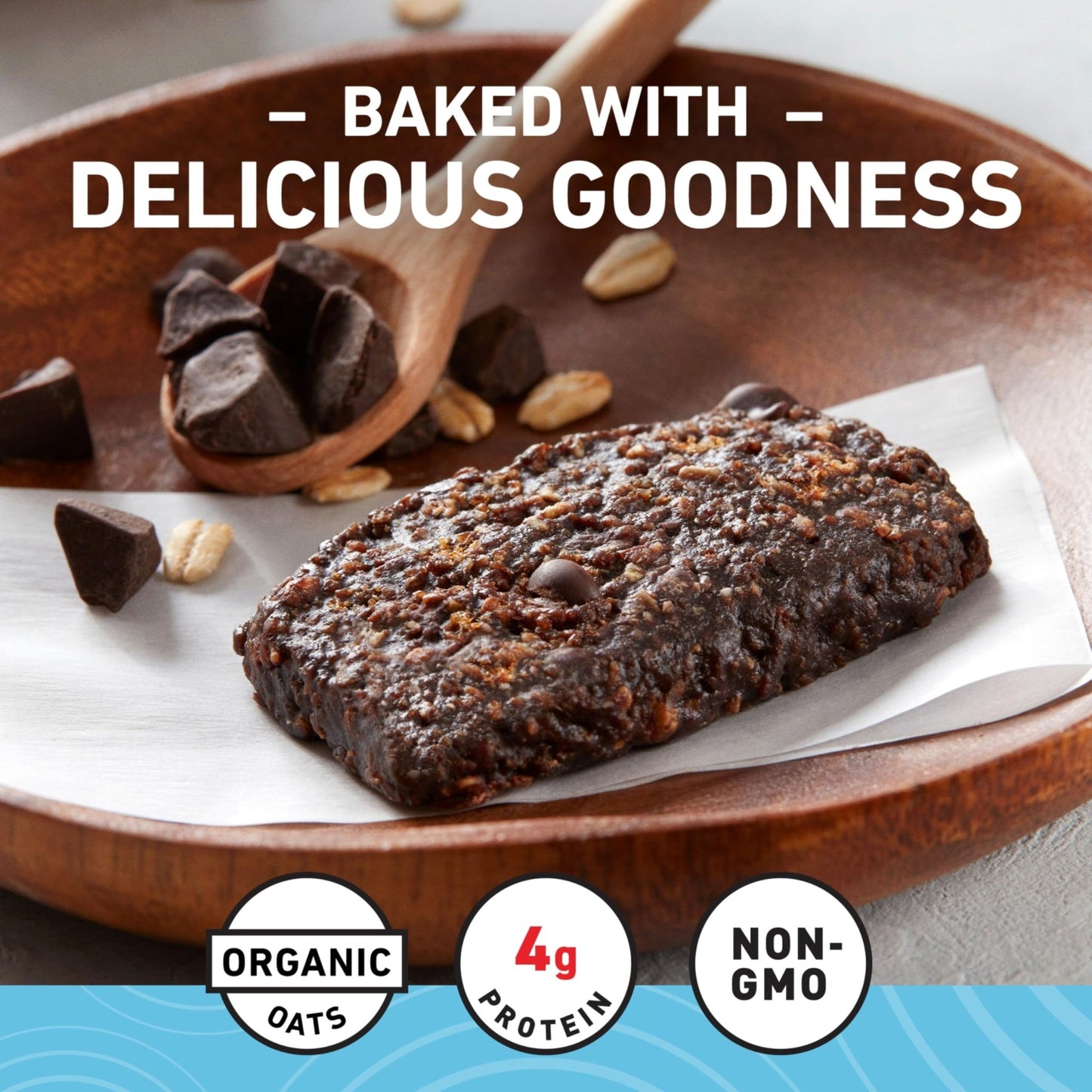 CLIF BAR Minis - Chocolate Brownie Flavor - Made with Organic Oats - 4g Protein - Non - GMO - Plant Based - Snack - Size Energy Bars - 0.99 oz. (20 Pack) - Fresh Hearth