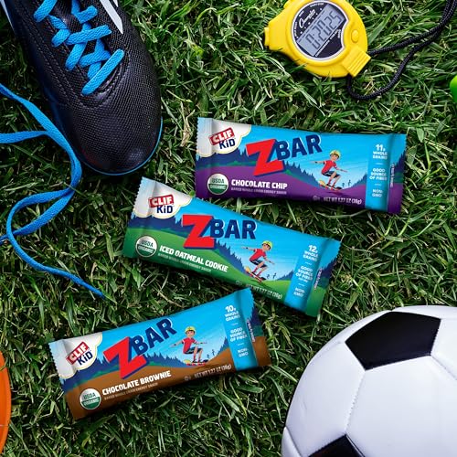 CLIF Kid Zbar - Chocolate Brownie - Soft Baked Whole Grain Snack Bars - USDA Organic - Non - GMO - Plant - Based - 1.27 oz. (18 Pack) - Fresh Hearth