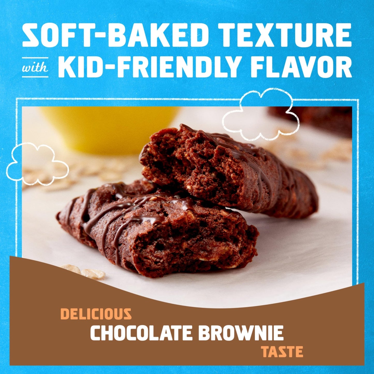 CLIF Kid Zbar - Chocolate Brownie - Soft Baked Whole Grain Snack Bars - USDA Organic - Non - GMO - Plant - Based - 1.27 oz. (18 Pack) - Fresh Hearth