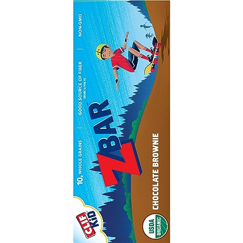 CLIF Kid Zbar - Chocolate Brownie - Soft Baked Whole Grain Snack Bars - USDA Organic - Non - GMO - Plant - Based - 1.27 oz. (18 Pack) - Fresh Hearth