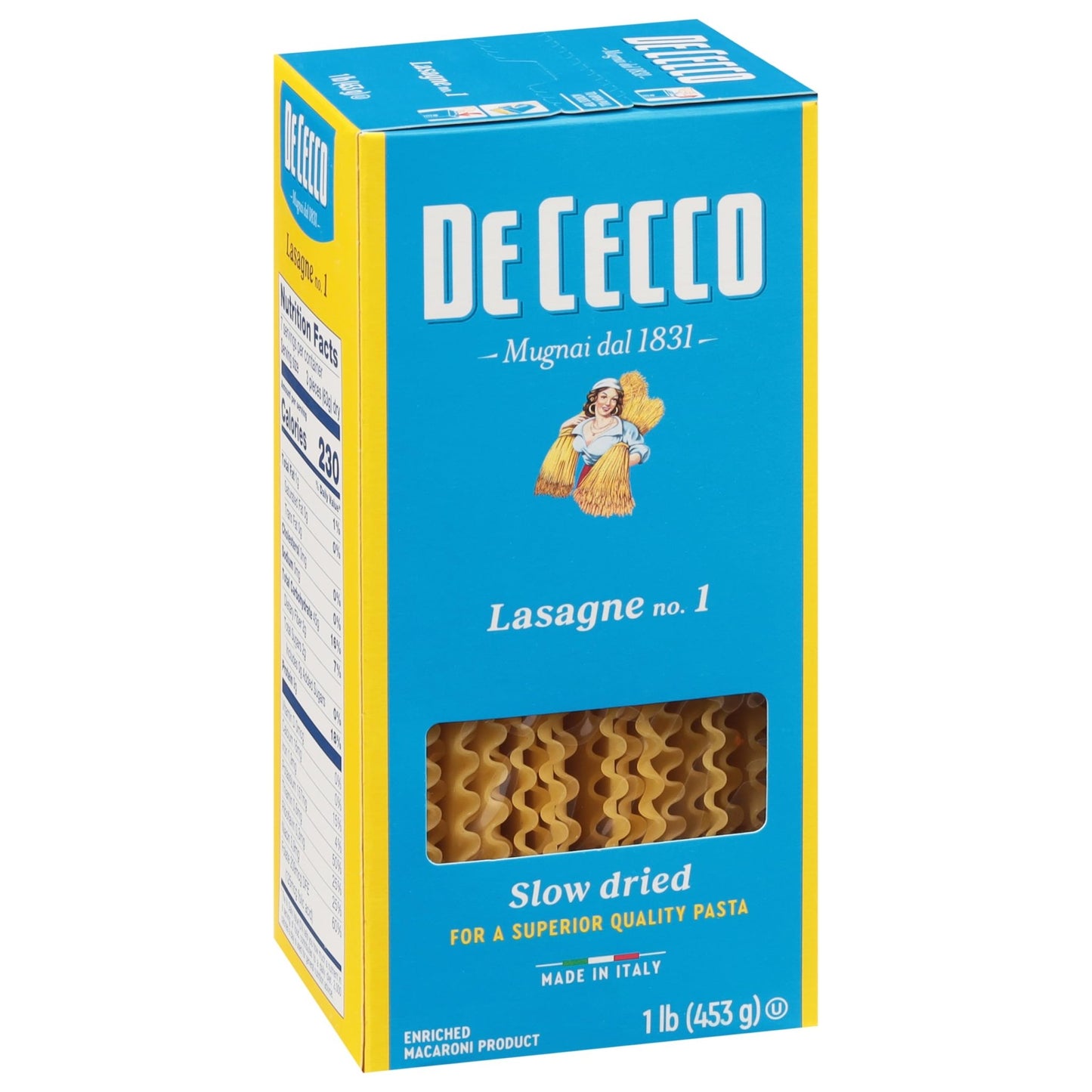 De Cecco Pasta, Lasagne, 16 Oz - Fresh Hearth