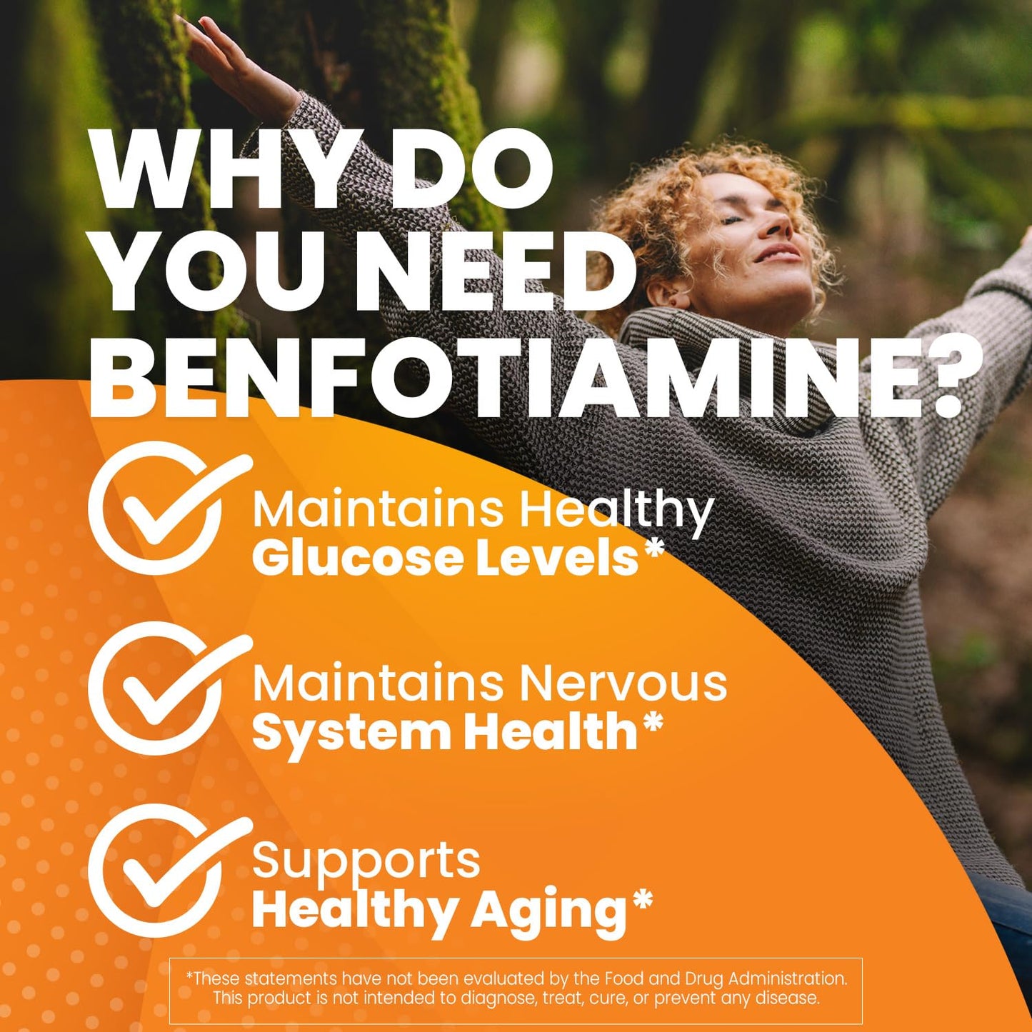 Doctor's Best Benfotiamine 300 with BenfoPure, Helps Maintain Healthy Glucose Metabolism, Non - GMO, Vegan, Gluten Free, Soy Free, 300 mg, 60 Veggie Caps - Fresh Hearth