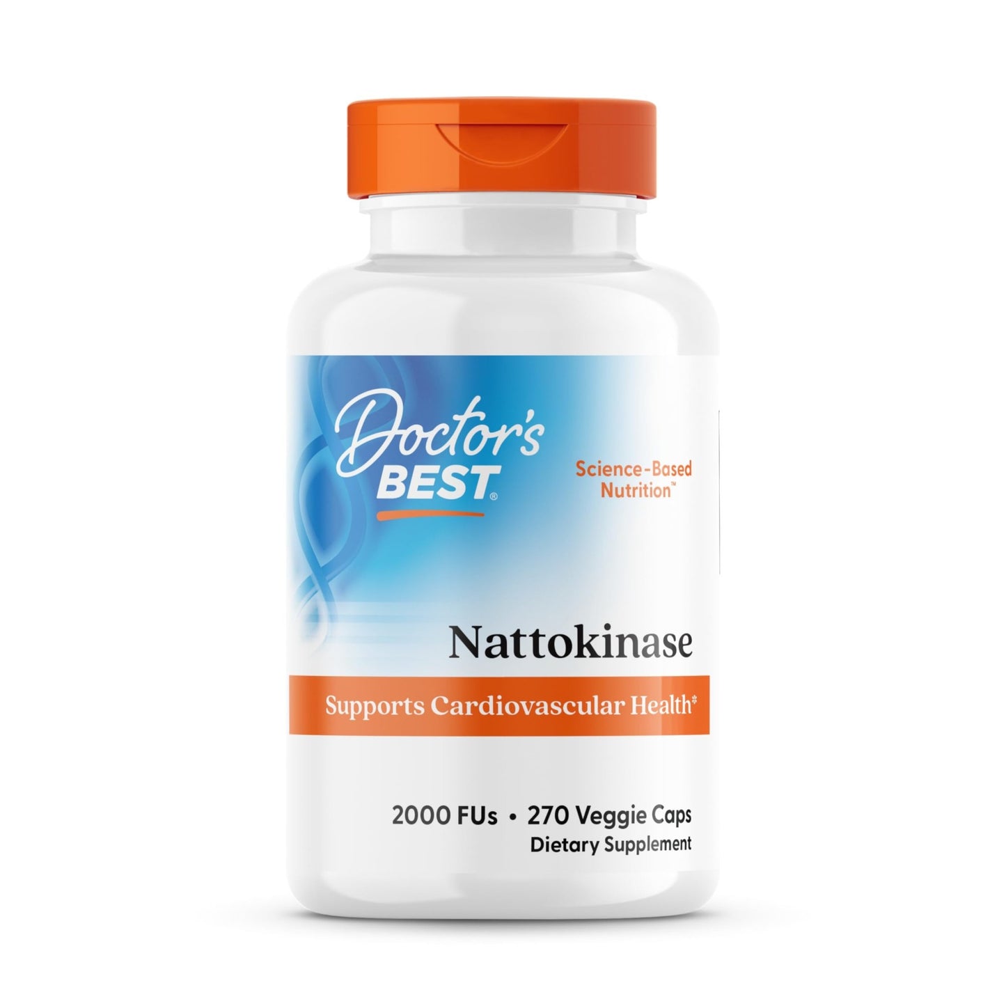 Doctor's Best Nattokinase, Non - GMO, Vegan, Gluten Free, 270 Veggie Caps - Fresh Hearth