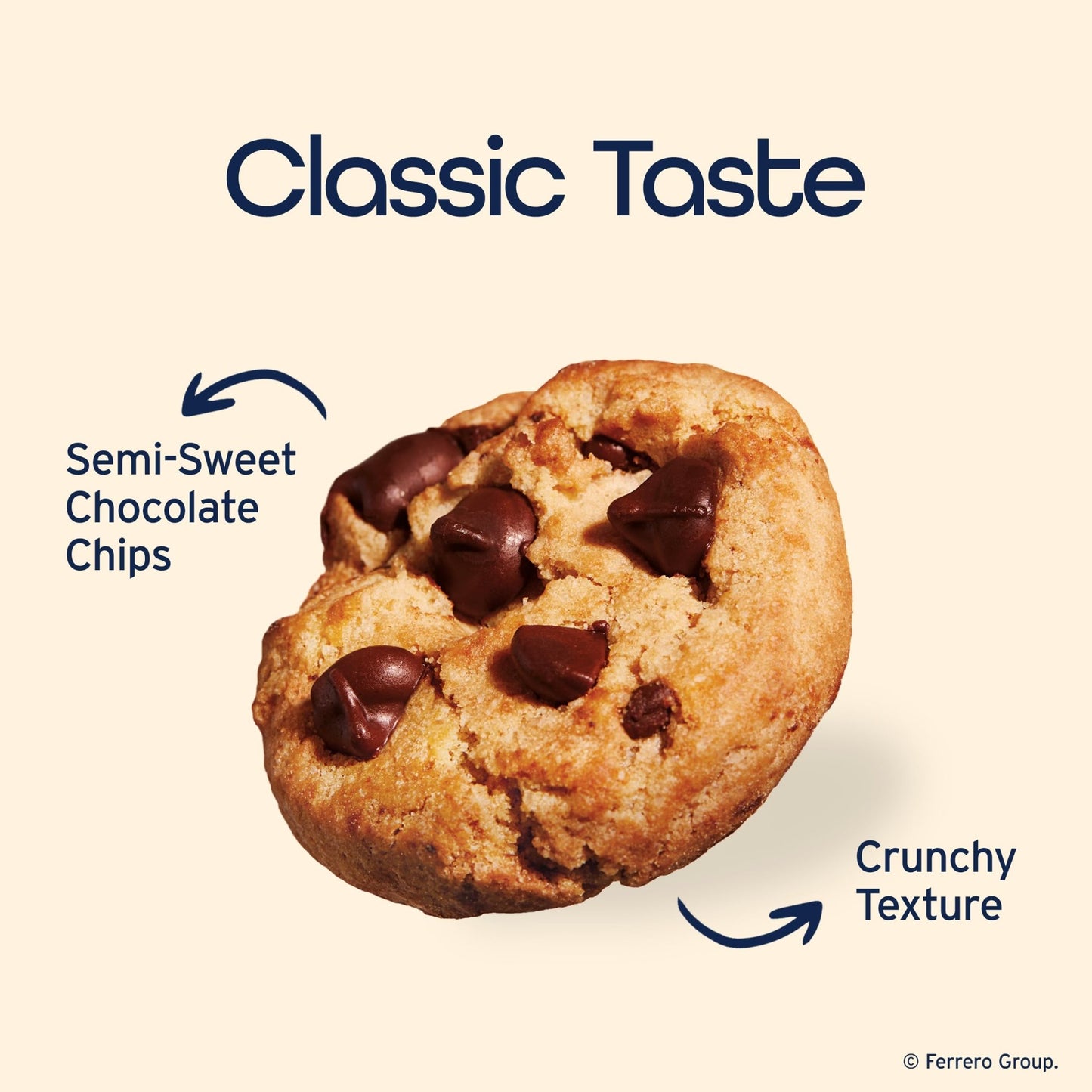 Famous Amos Classic Chocolate Chip Cookies, 1 Ounce Bag (Pack of 12) - Fresh Hearth