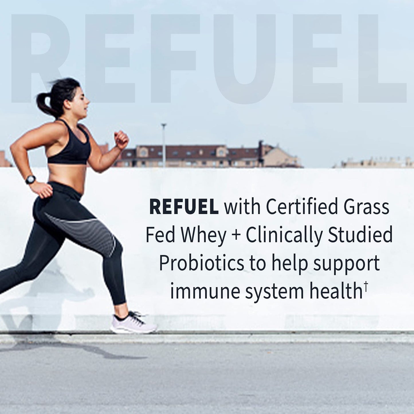 Garden of Life Sport Whey Protein Powder Chocolate, Premium Grass Fed Whey Protein Isolate Plus Probiotics for Immune System Health, 24g Protein, Non GMO, Gluten Free, Cold Processed - 20 Servings - Fresh Hearth