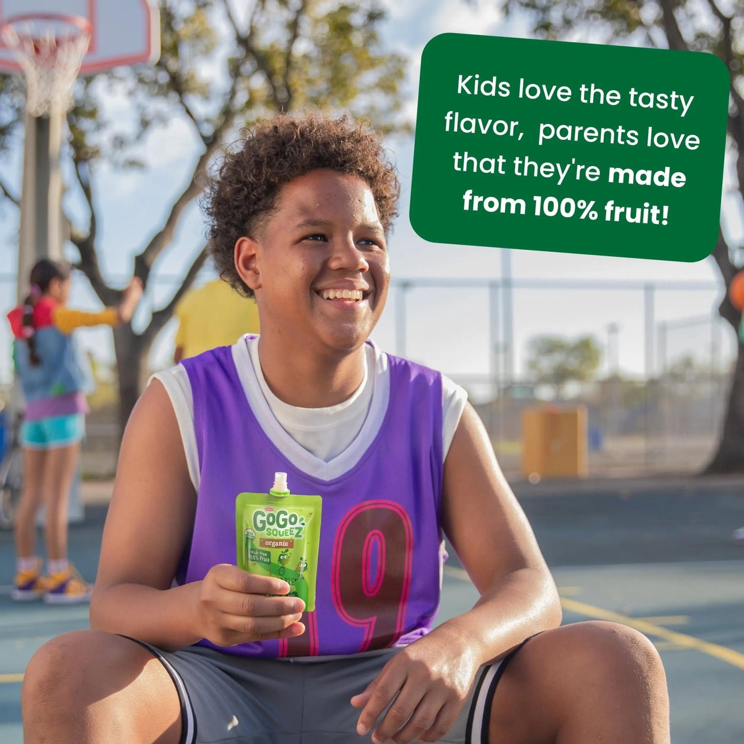 GoGo squeeZ Organic Applesauce and Fruit Puree, Variety Pack, Apple, Strawberry & Banana, 3.2 oz (Pack of 12), Unsweetened Organic Fruit Snacks for Kids, No Gluten, Nut & Dairy, BPA Free Pouches - Fresh Hearth