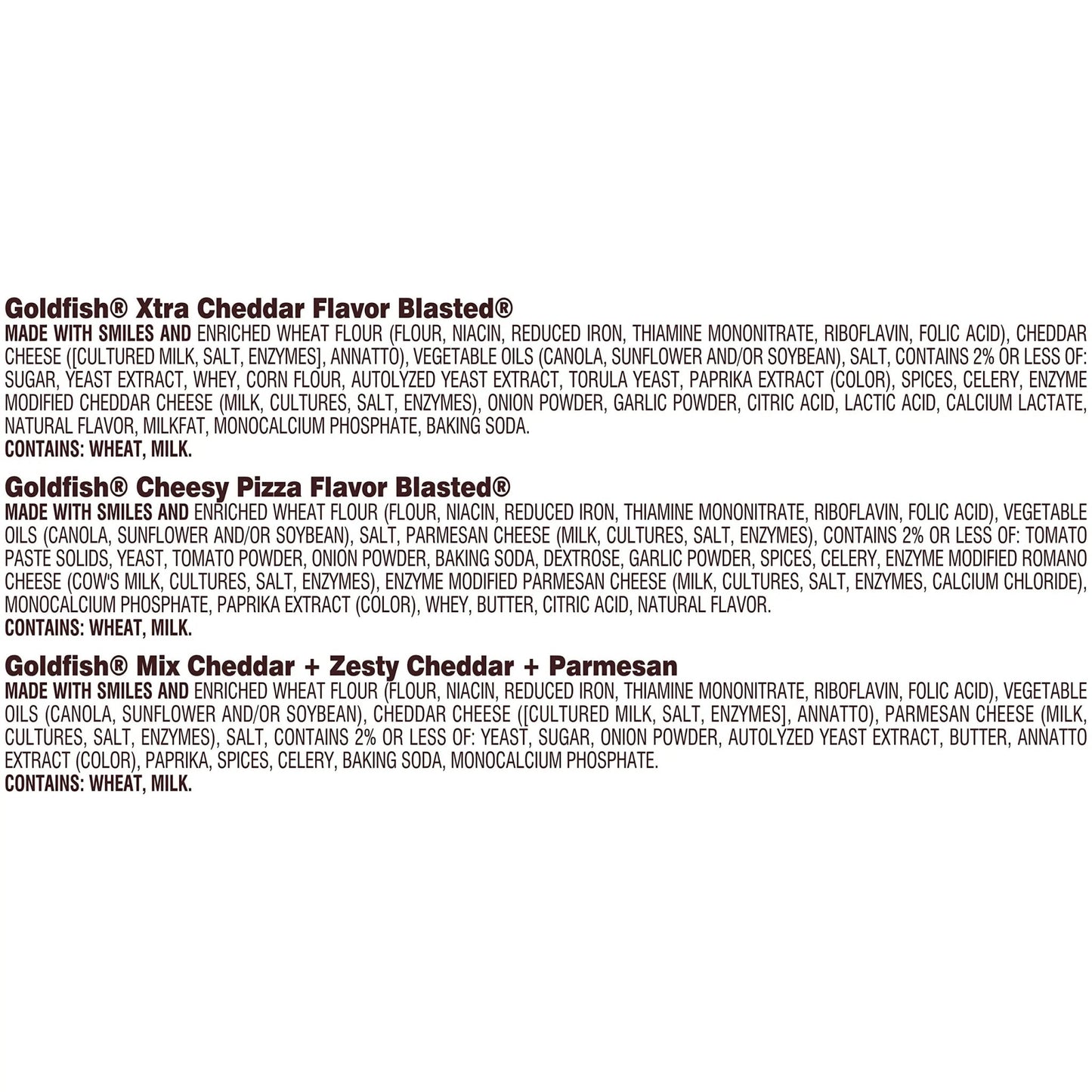 Goldfish Bold Mix Variety Pack Snack Crackers, 1 oz Snack Packs, 30 Ct Box (Pack of 2) - Fresh Hearth
