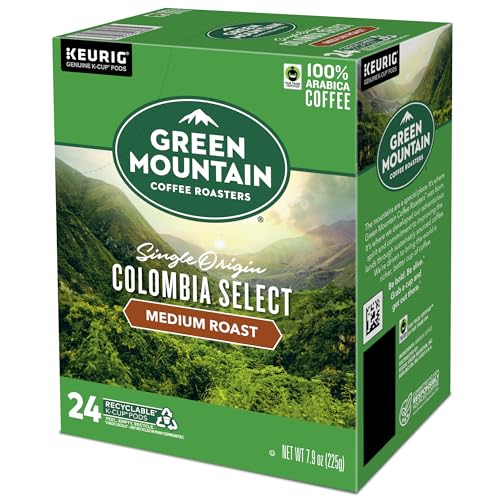 Green Mountain Coffee Roasters Colombia Select Coffee, Keurig Single - Serve K - Cup Pods, Medium Roast Coffee, 96 Count - Fresh Hearth
