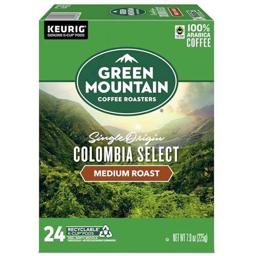 Green Mountain Coffee Roasters Colombia Select Coffee, Keurig Single - Serve K - Cup Pods, Medium Roast Coffee, 96 Count - Fresh Hearth