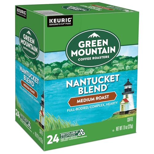 Green Mountain Coffee Roasters Nantucket Blend Keurig Single - Serve K - Cup Pods, Medium Roast Coffee, 96 Count - Fresh Hearth