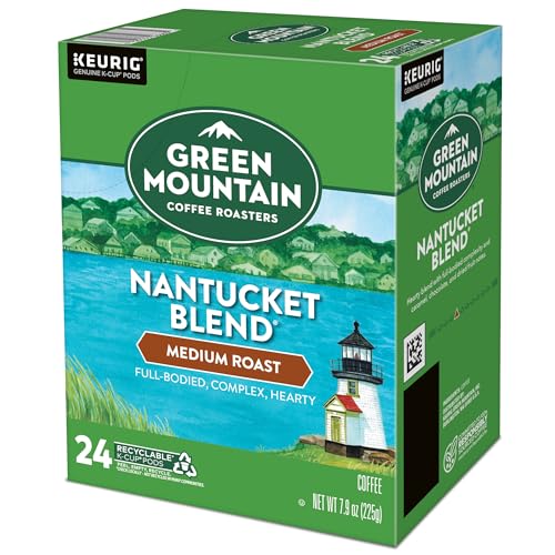 Green Mountain Coffee Roasters Nantucket Blend Keurig Single - Serve K - Cup Pods, Medium Roast Coffee, 96 Count - Fresh Hearth