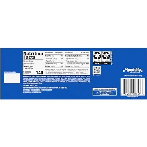 Handi - Snacks OREO Cookie snacks Sticks 'N Creme Dip Snack Packs, 20 Snack Packs - Fresh Hearth