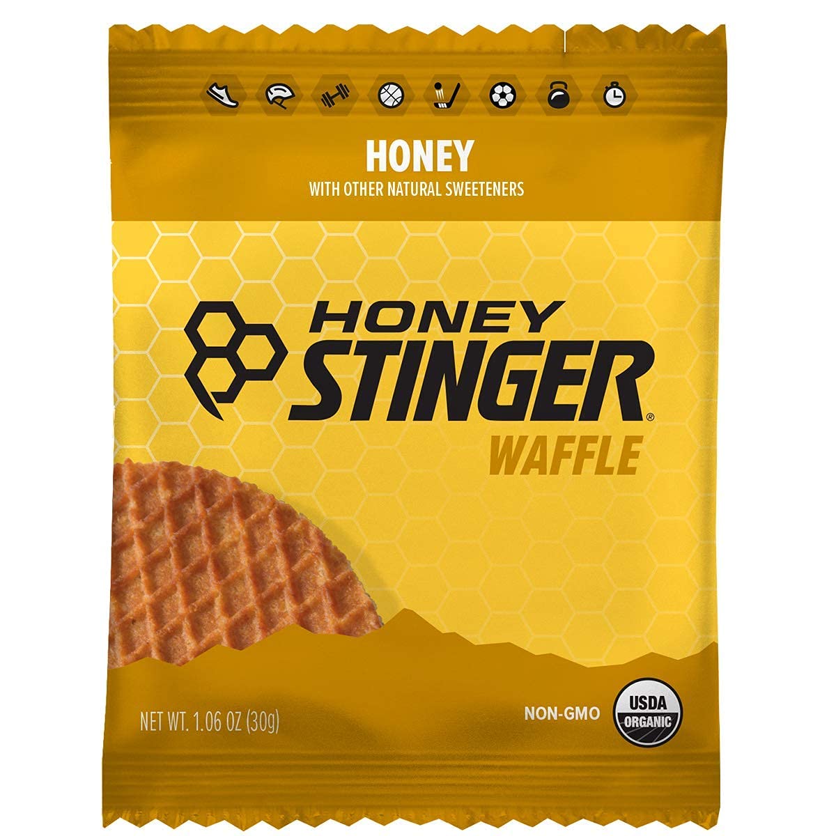 Honey Stinger Organic Honey Waffle Energy Stroopwafel for Exercise, Endurance and Performance Sports Nutrition for Home & Gym, Pre and Post Workout Box of 16 Waffles, 16.96 Ounce (Pack of 16) - Fresh Hearth