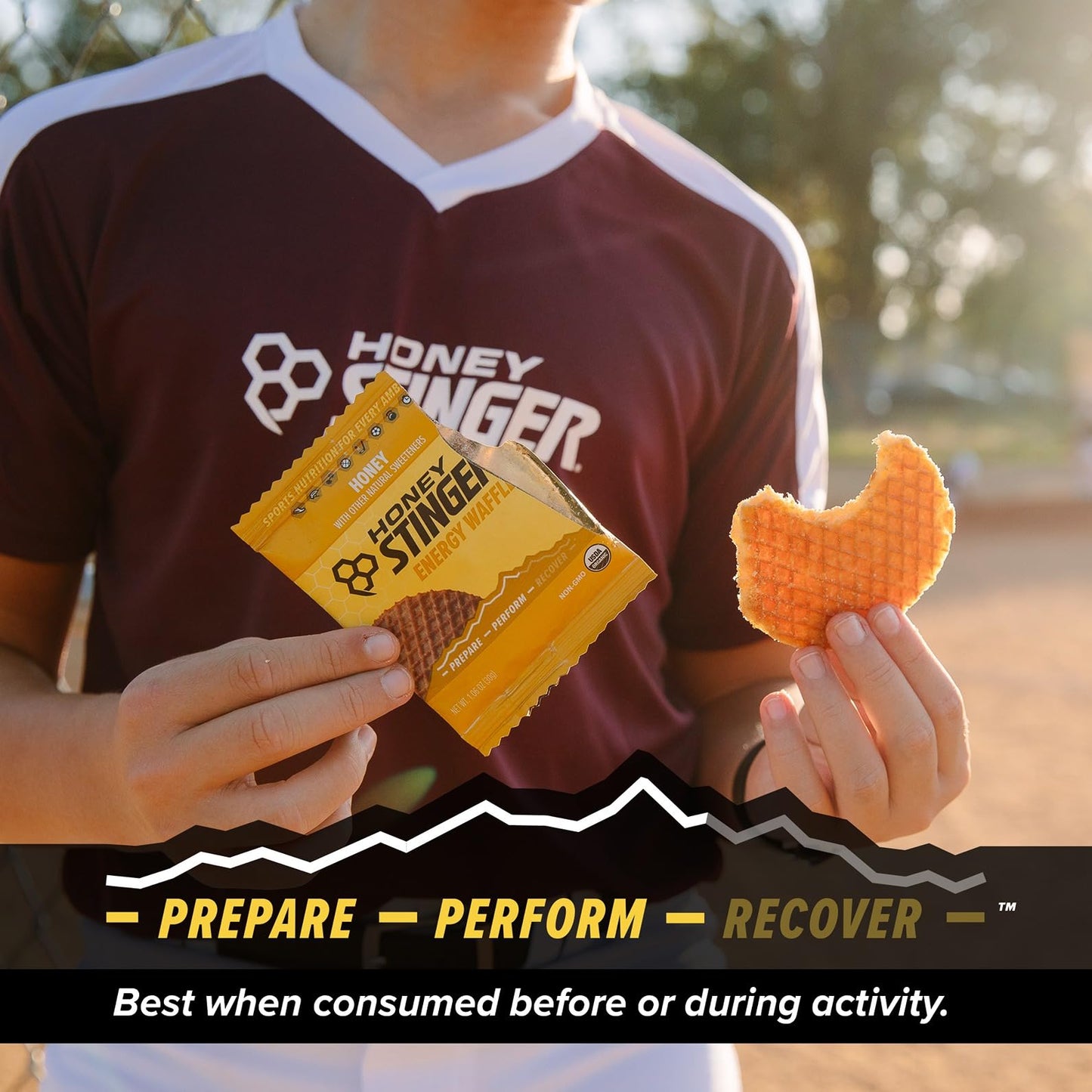 Honey Stinger Organic Honey Waffle Energy Stroopwafel for Exercise, Endurance and Performance Sports Nutrition for Home & Gym, Pre and Post Workout Box of 16 Waffles, 16.96 Ounce (Pack of 16) - Fresh Hearth