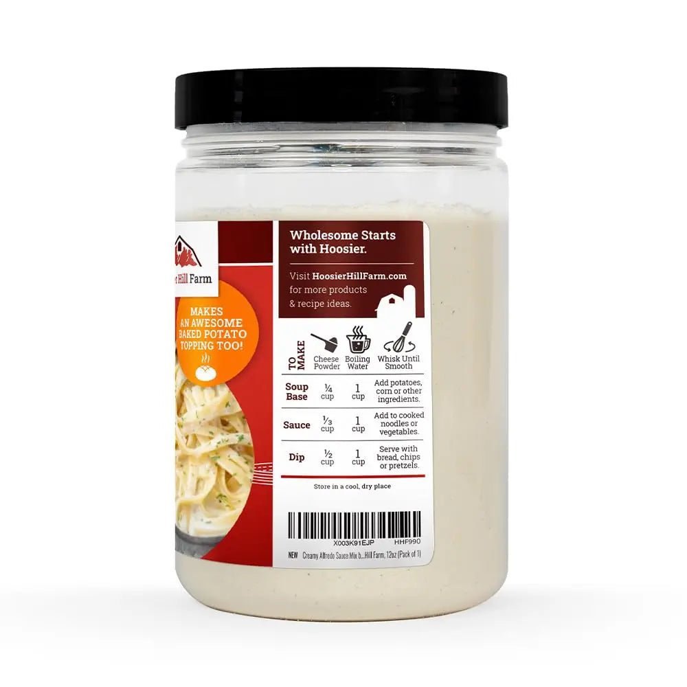 Hoosier Hill Farm Alfredo Sauce Mix, 12oz (Pack of 1) - Fresh Hearth