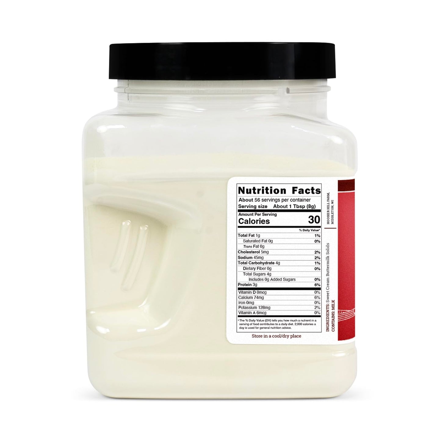 Hoosier Hill Farm Buttermilk Powder, 1LB (Pack of 1) - Fresh Hearth