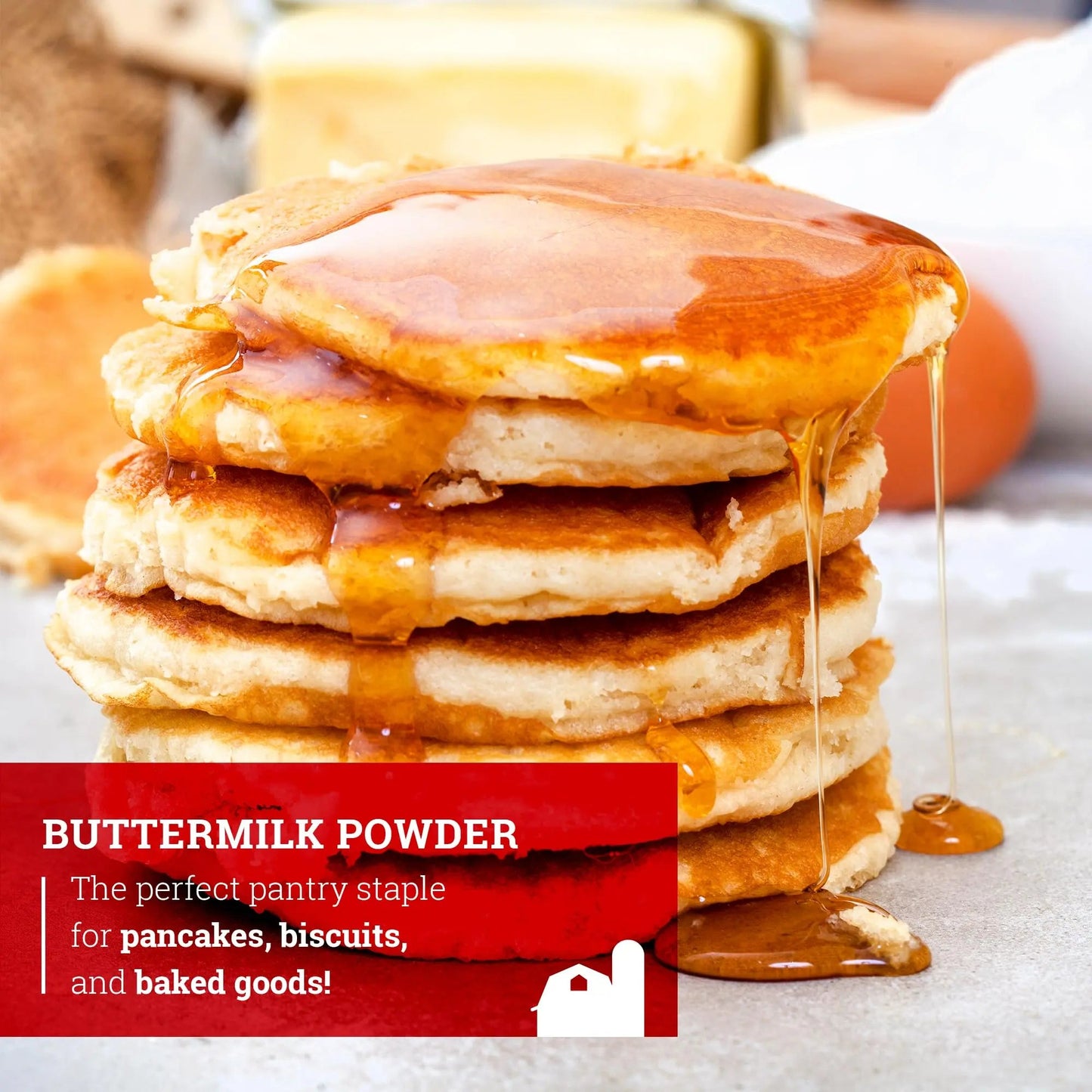 Hoosier Hill Farm Buttermilk Powder, 2LB (Pack of 1) - Fresh Hearth
