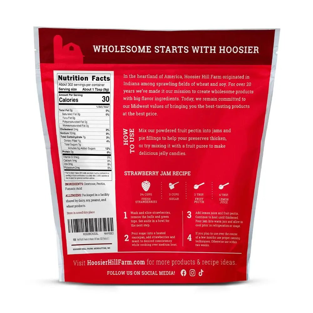 Hoosier Hill Farm Fruit Pectin, 6LB (Pack of 1) - Fresh Hearth