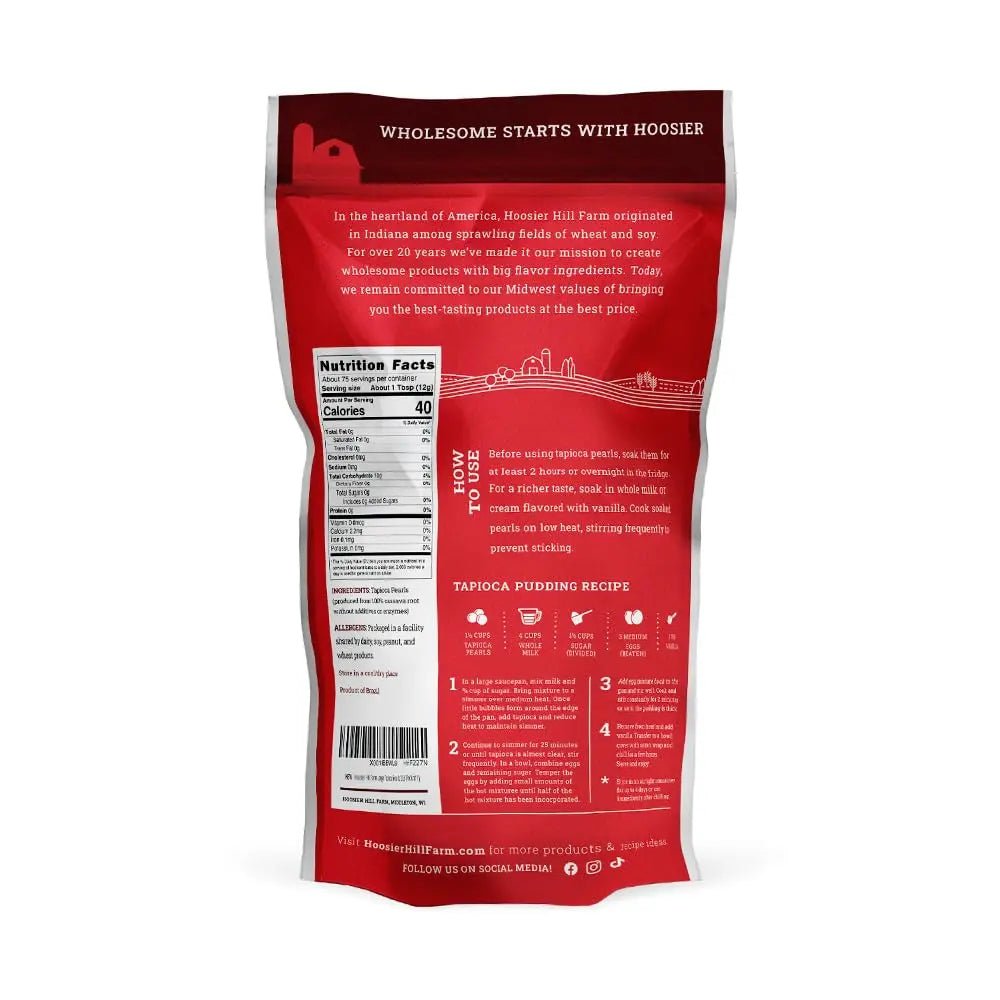 Hoosier Hill Farm Large Tapioca Pearls, 2LB (Pack of 1) - Fresh Hearth