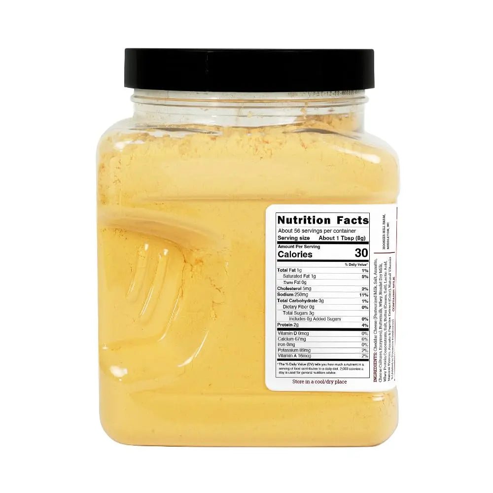 Hoosier Hill Farm Premium Cheddar Cheese Powder (No Artificial Colors), 1LB (Pack of 1) - Fresh Hearth