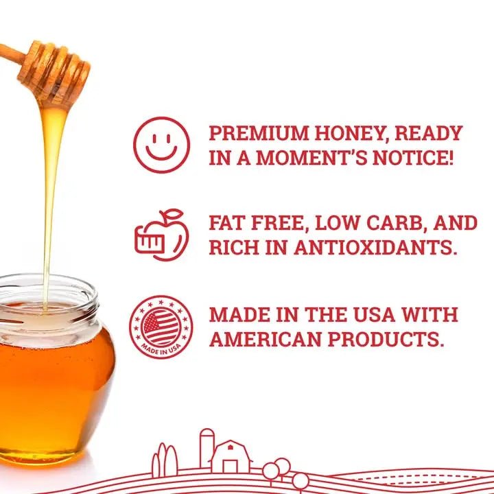 Hoosier Hill Farm Premium Honey Powder, 1.5LB (Pack of 1) - Fresh Hearth