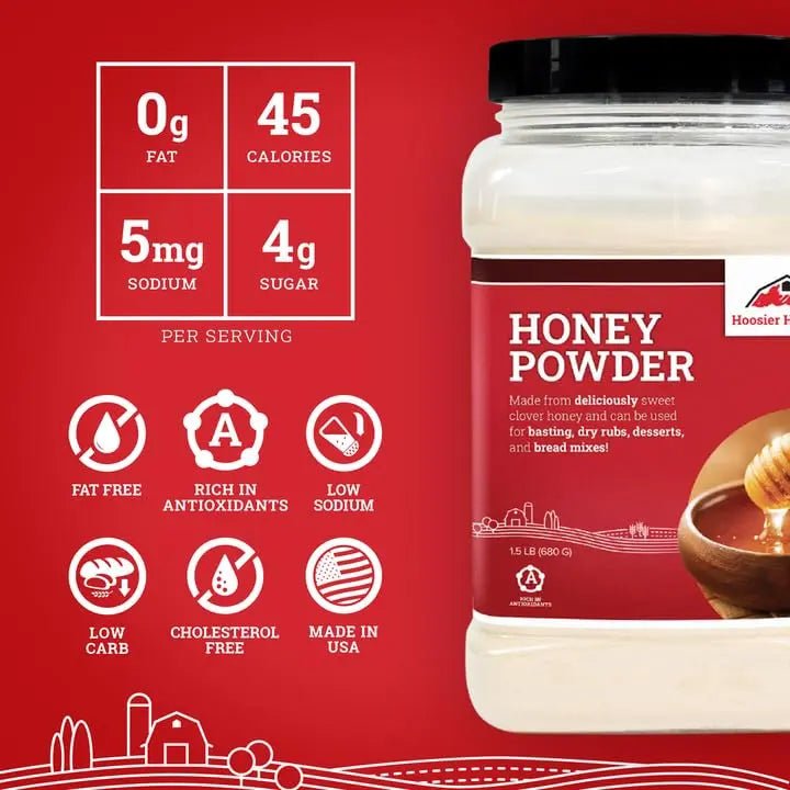 Hoosier Hill Farm Premium Honey Powder, 1.5LB (Pack of 1) - Fresh Hearth