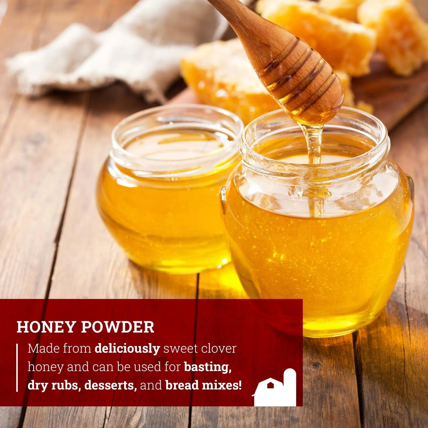 Hoosier Hill Farm Premium Honey Powder, 1.5LB (Pack of 1) - Fresh Hearth