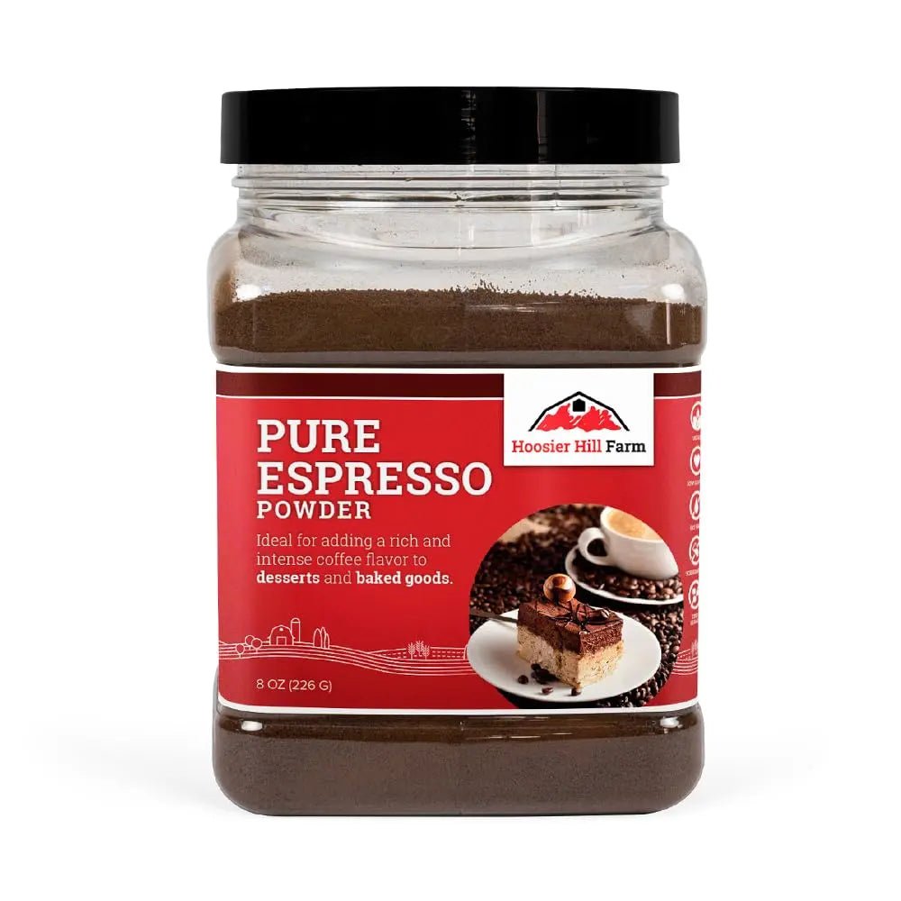 Hoosier Hill Farm Pure Espresso Powder, 8oz (Pack of 1) - Fresh Hearth