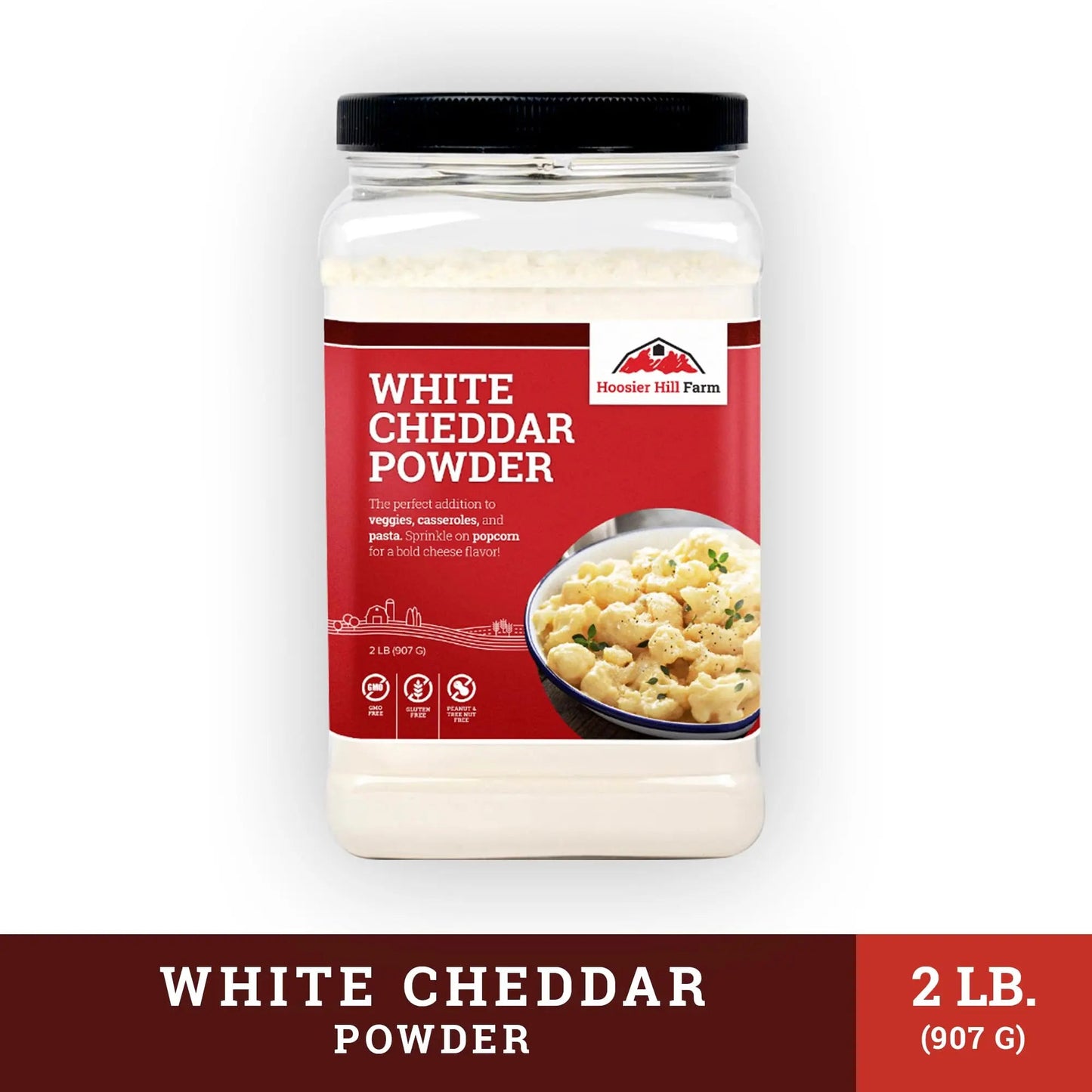Hoosier Hill Farm White Cheddar Cheese Powder, 2LB (Pack of 1) - Fresh Hearth