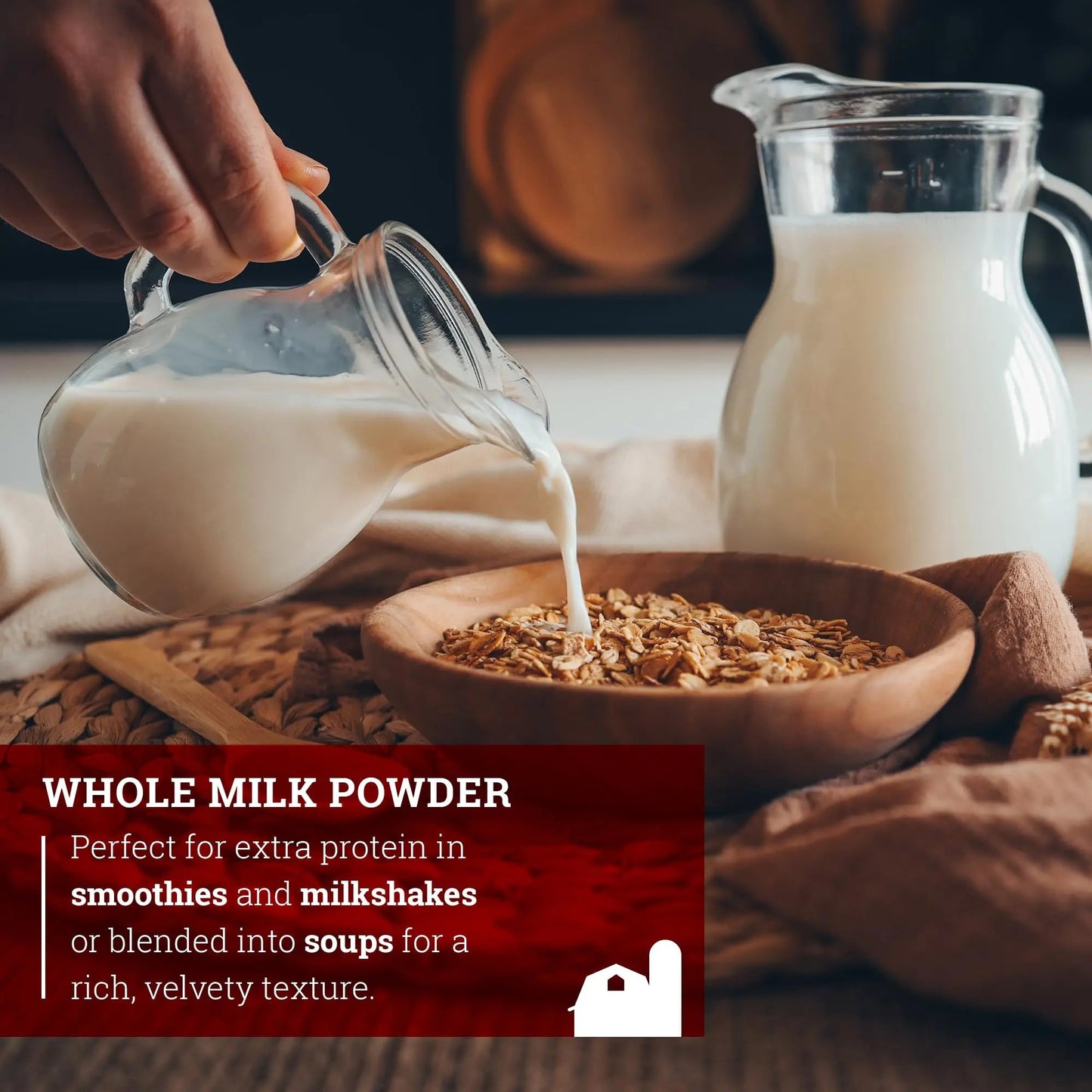 Hoosier Hill Farm Whole Milk Powder, 6LB (Pack of 1) - Fresh Hearth