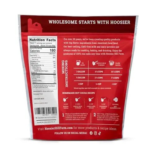 Hoosier Hill Farm Whole Milk Powder, 6LB (Pack of 1) - Fresh Hearth