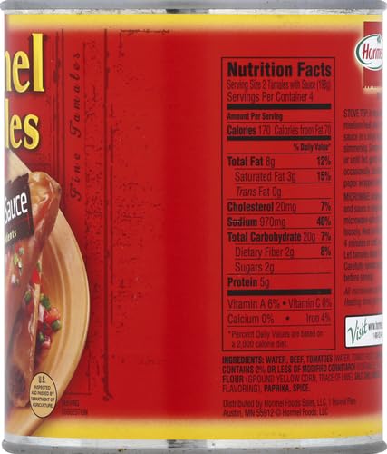 HORMEL Beef Tamales (28 oz): Authentic Flavor, Hearty Meal, Ready in Minutes - Fresh Hearth