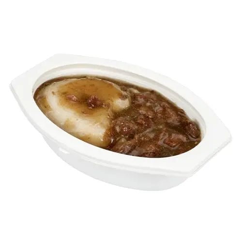 HORMEL COMPLEATS Tender Beef With Mashed Potatoes & Gravy Microwave Tray, 9 oz. (6 Pack) - Fresh Hearth