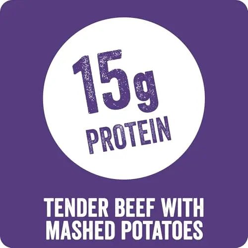 HORMEL COMPLEATS Tender Beef With Mashed Potatoes & Gravy Microwave Tray, 9 oz. (6 Pack) - Fresh Hearth